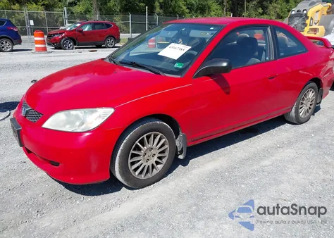 2005 Honda Civic Lx z USA, uszkodzony, nr VIN 1HGEM22565L037530